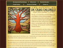 Tablet Screenshot of drcachildress.org